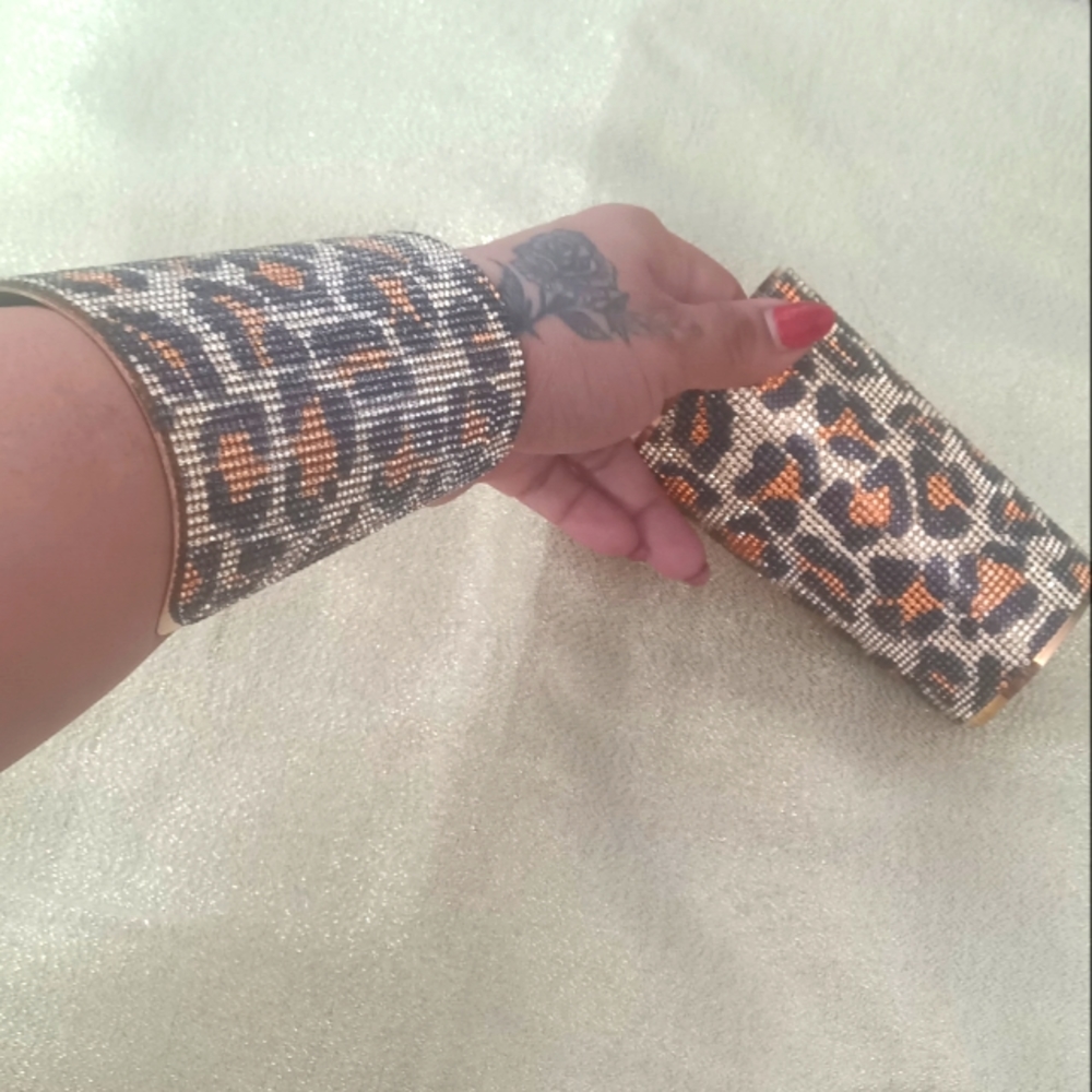 McQueen Rhinestone Cuff Bracelets - Picture 5 of 5